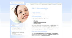 Desktop Screenshot of iltuodermatologo.com